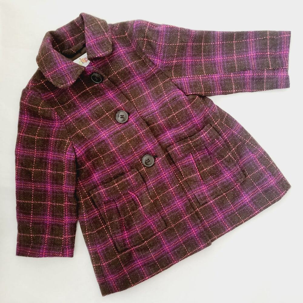 Circo plaid 2T wool coat